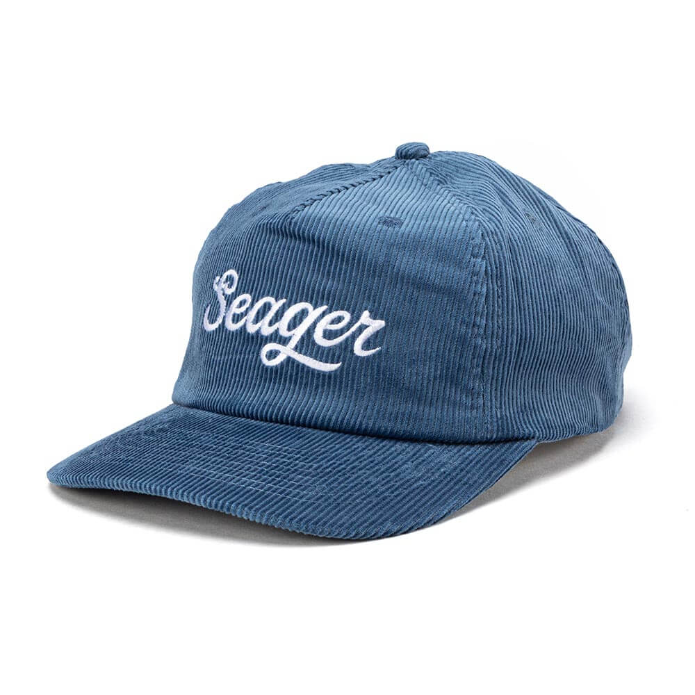 Big Blue Corduroy Snapback - Seager Co.