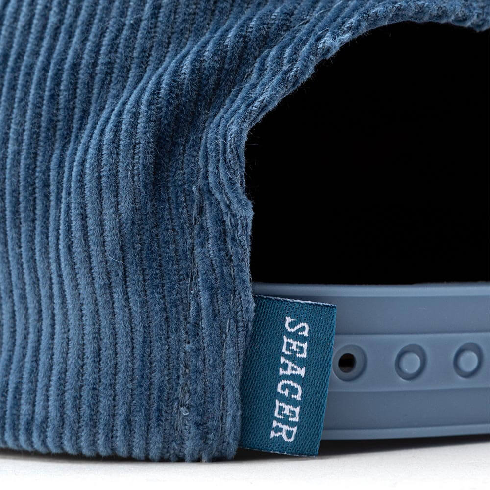 Big Blue Corduroy Snapback - Seager Co.
