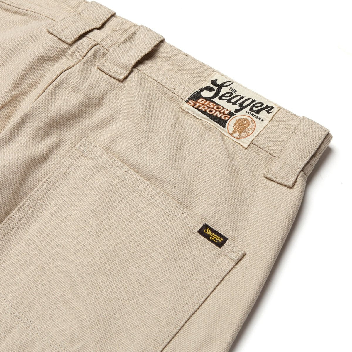 Bison Canvas Pant Stone - Seager Co.