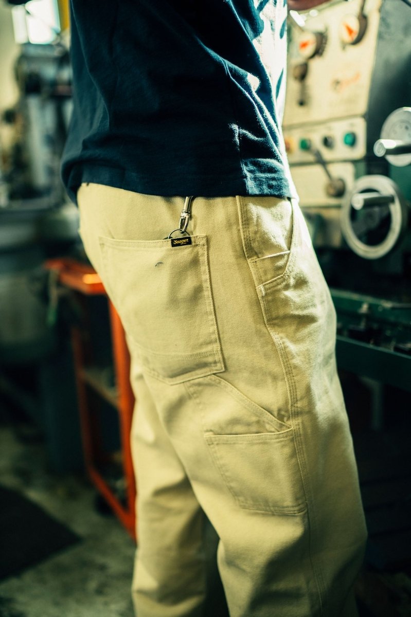 Bison Canvas Pant Stone - Seager Co.