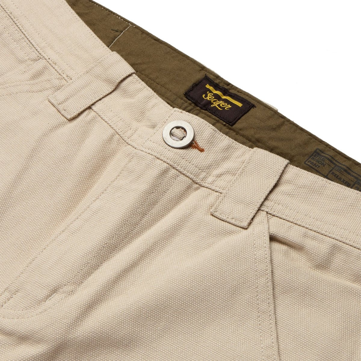 Bison Canvas Pant Stone - Seager Co.