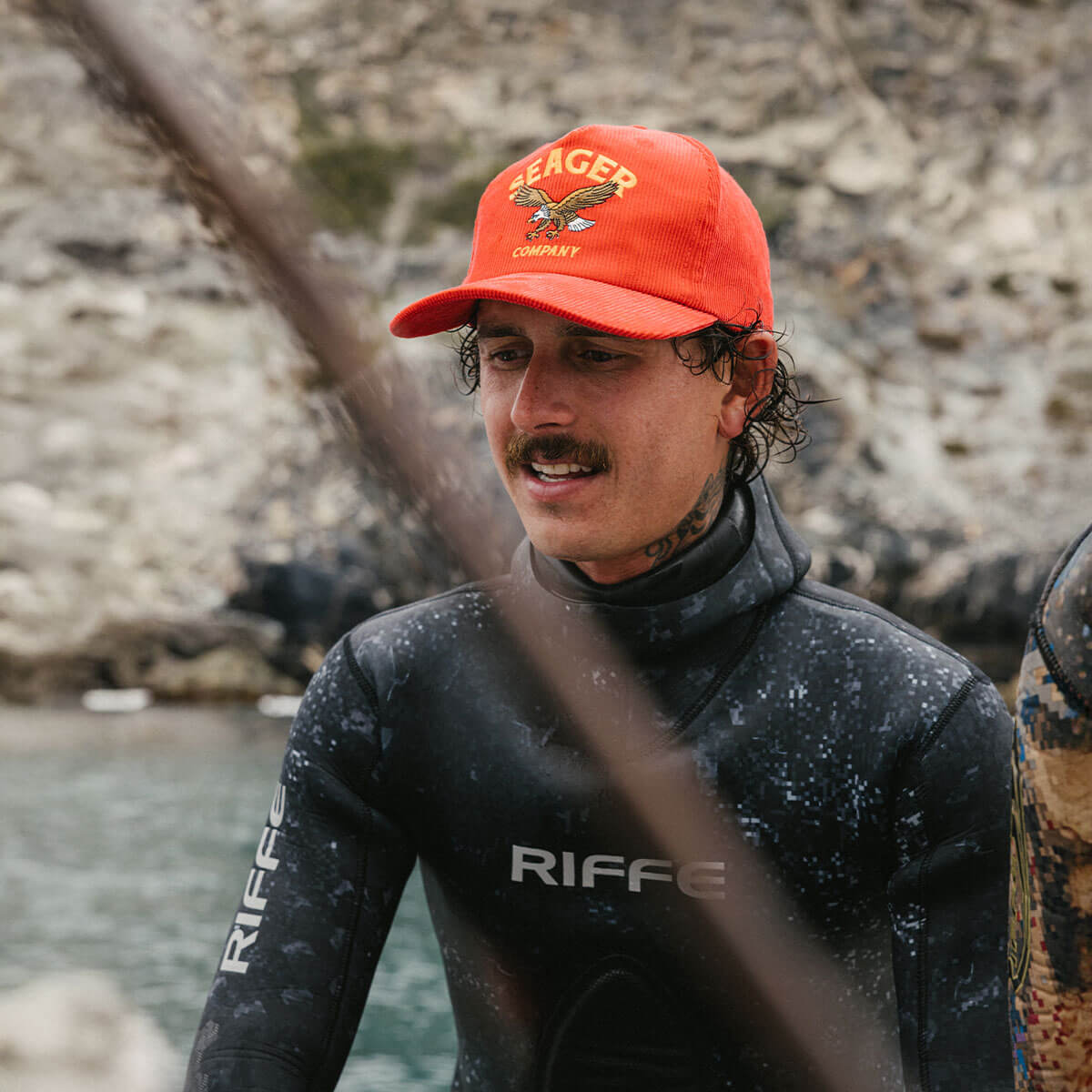 Bradley Corduroy Snapback Red