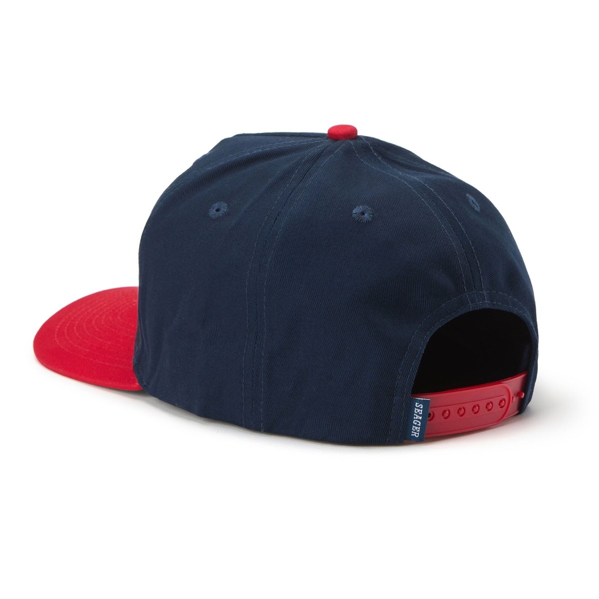 Bradley Snapback Navy/Red - Seager Co.
