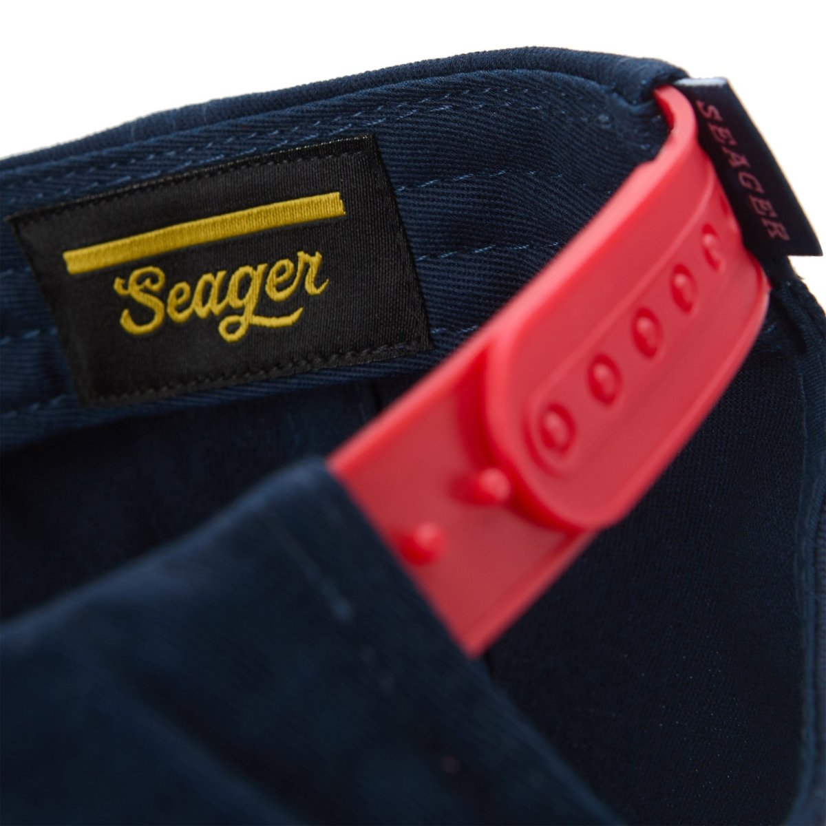 Bradley Snapback Navy/Red - Seager Co.