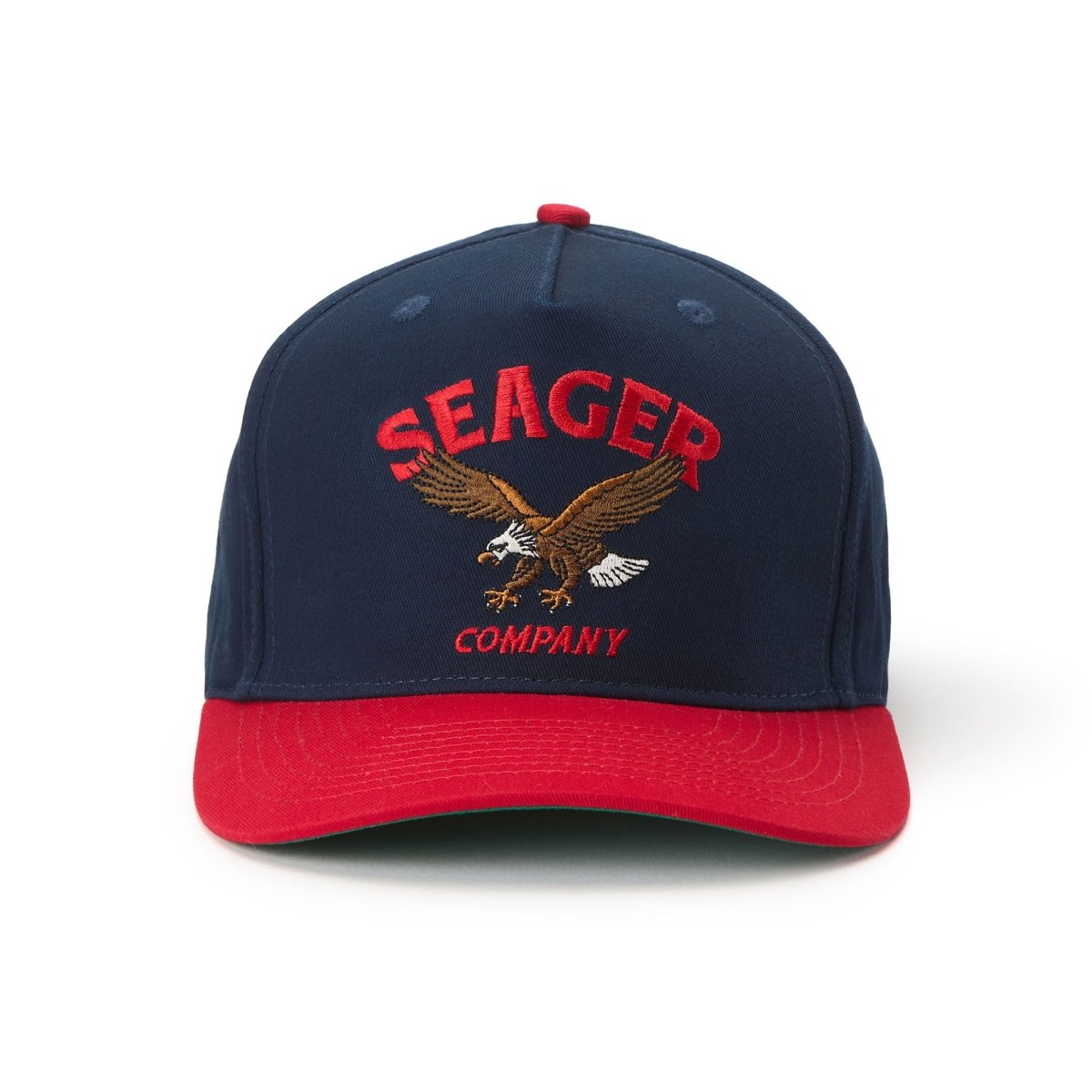 Bradley Snapback Navy/Red - Seager Co.