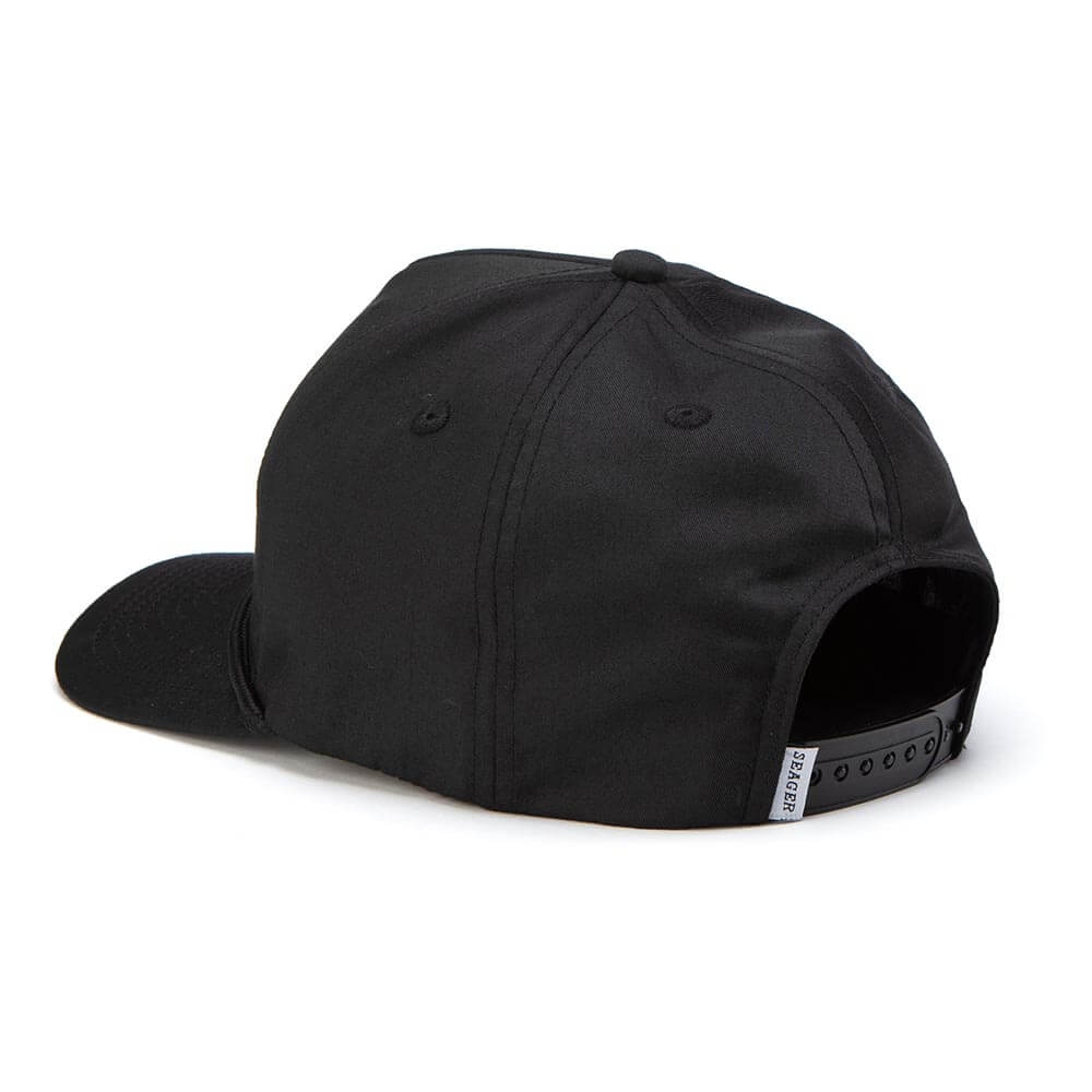 Branded Snapback Black - Seager Co.