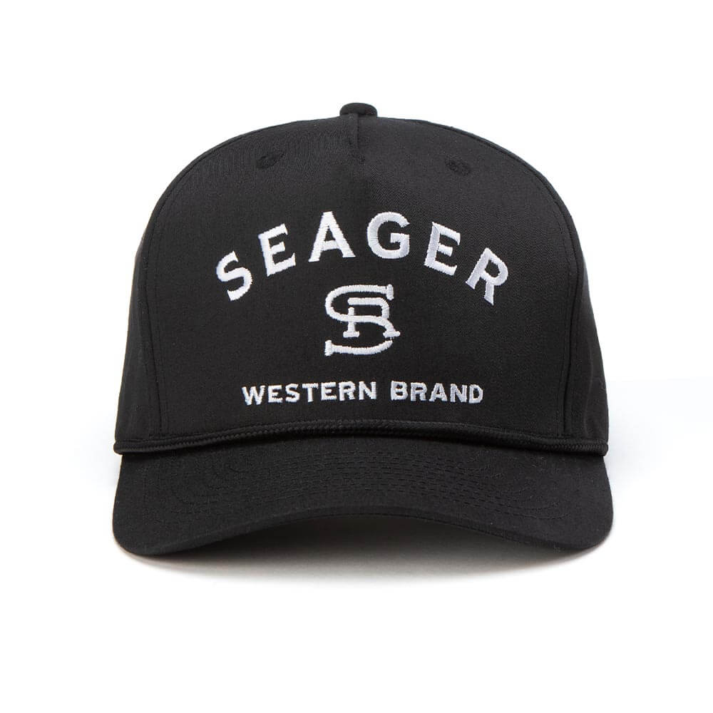 Branded Snapback Black - Seager Co.