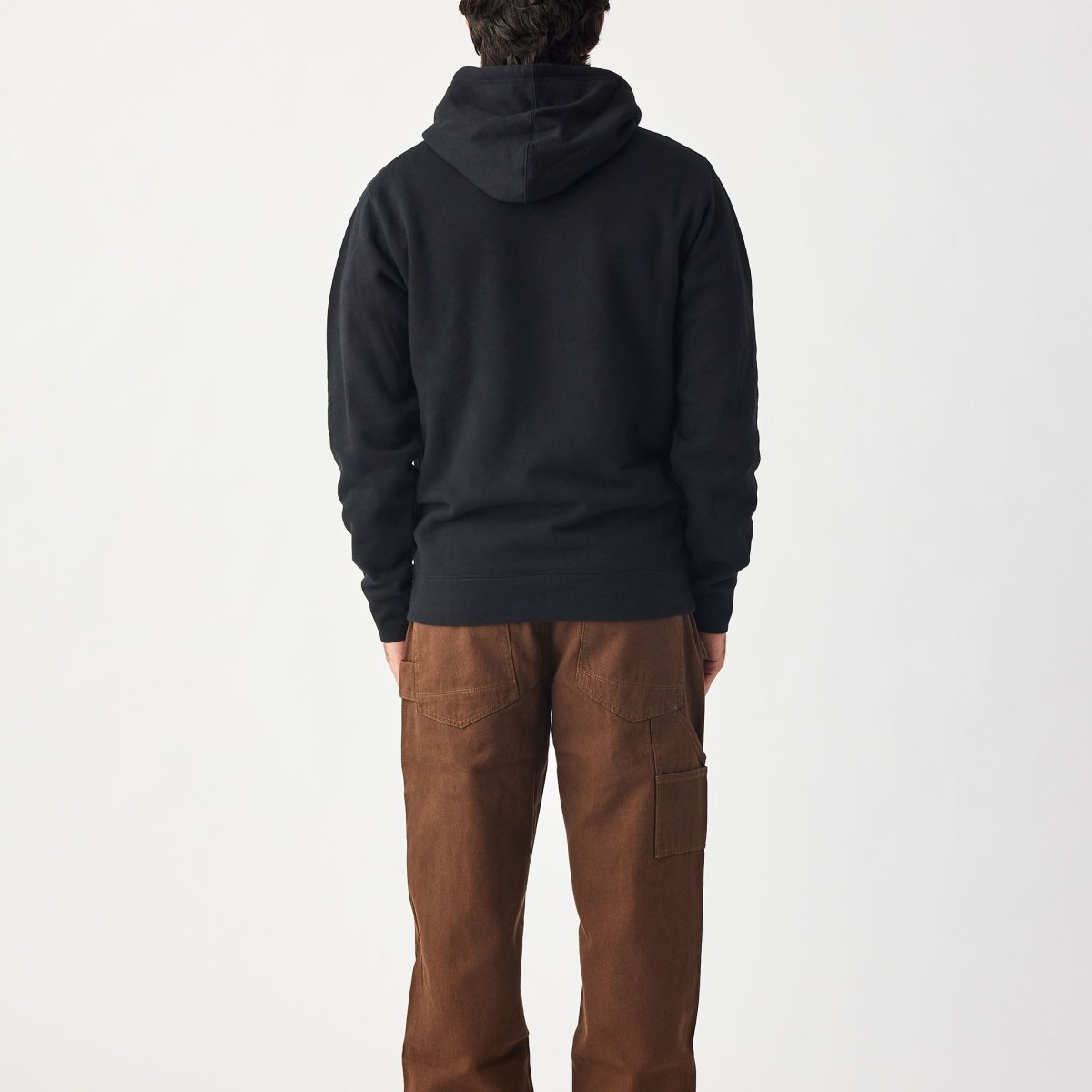 Company Mid - Weight Hoodie Black - Seager Co.