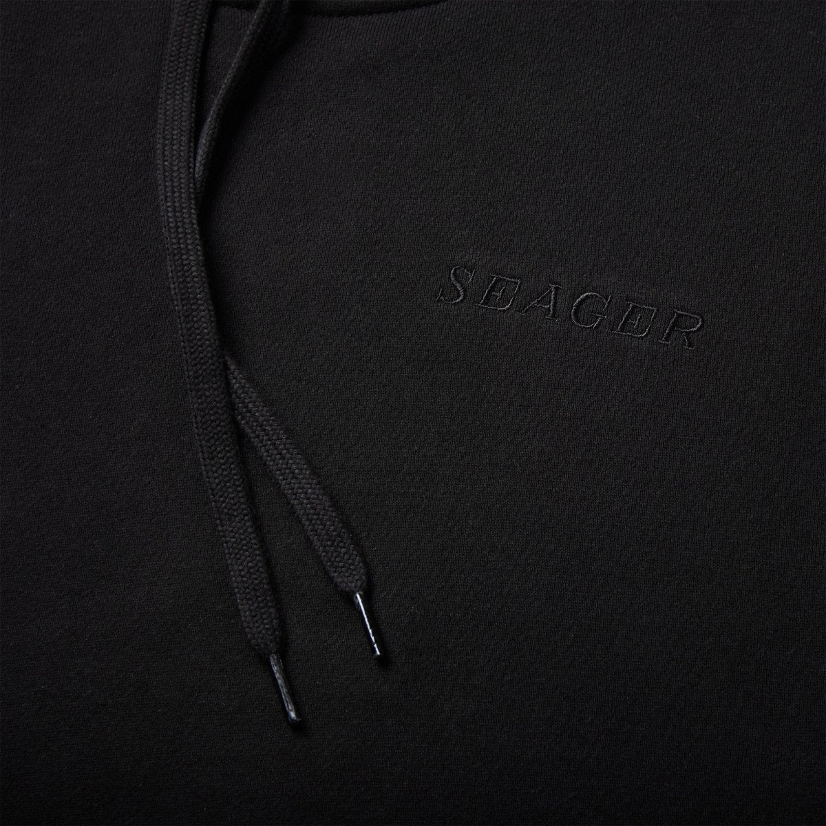 Company Mid - Weight Hoodie Black - Seager Co.
