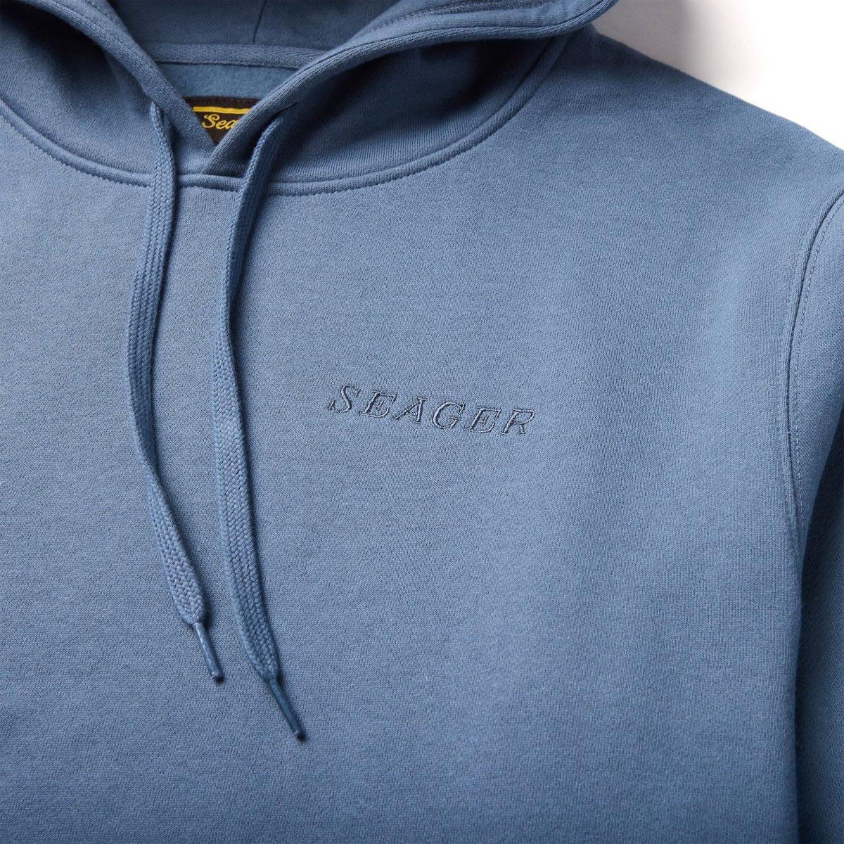 Company Mid - Weight Hoodie Petrol Blue - Seager Co.