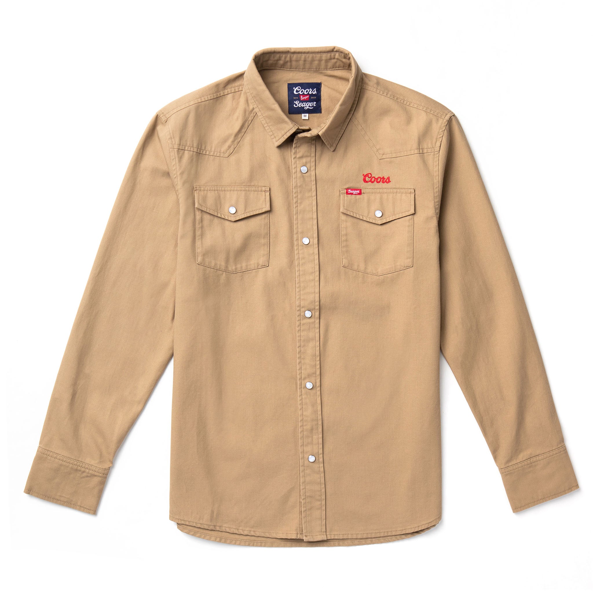 Seager x Coors Banquet Reagan Denim Pearl Snap