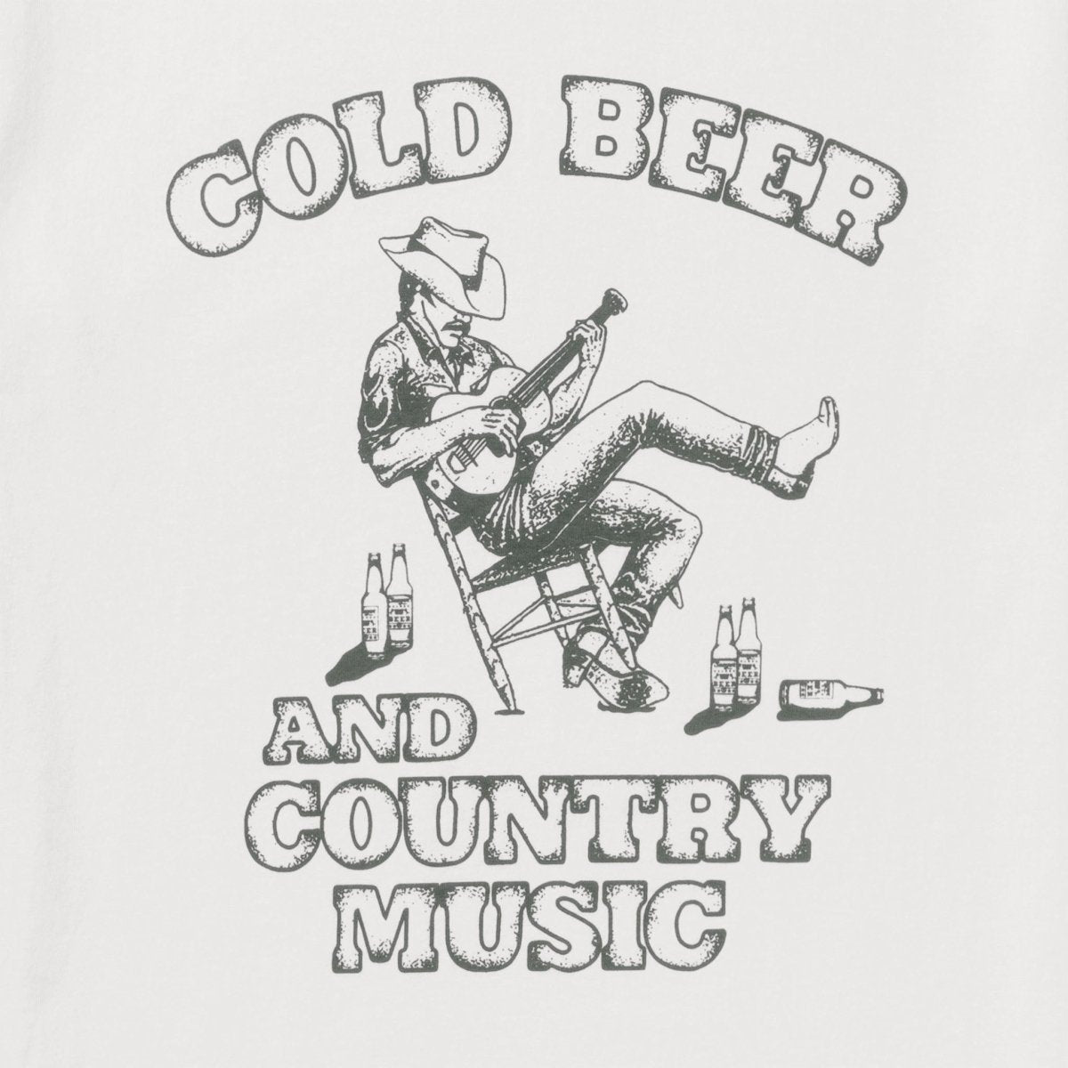 Country Music Tee White - Seager Co.