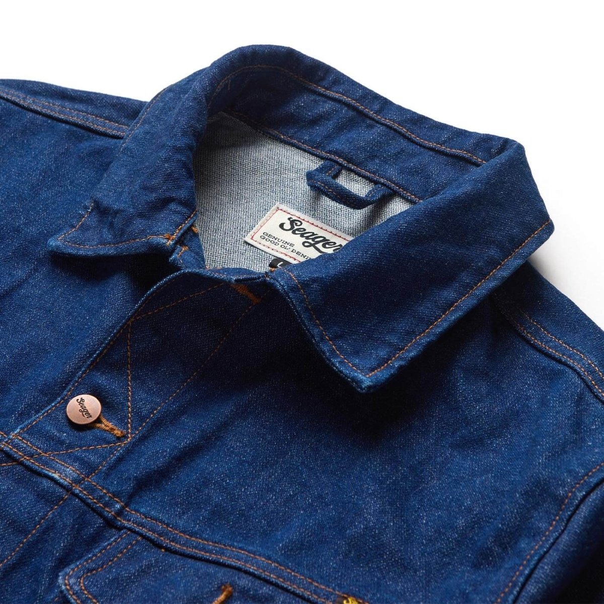 Freewheelin' Denim Jacket Rinsed Indigo - Seager Co.