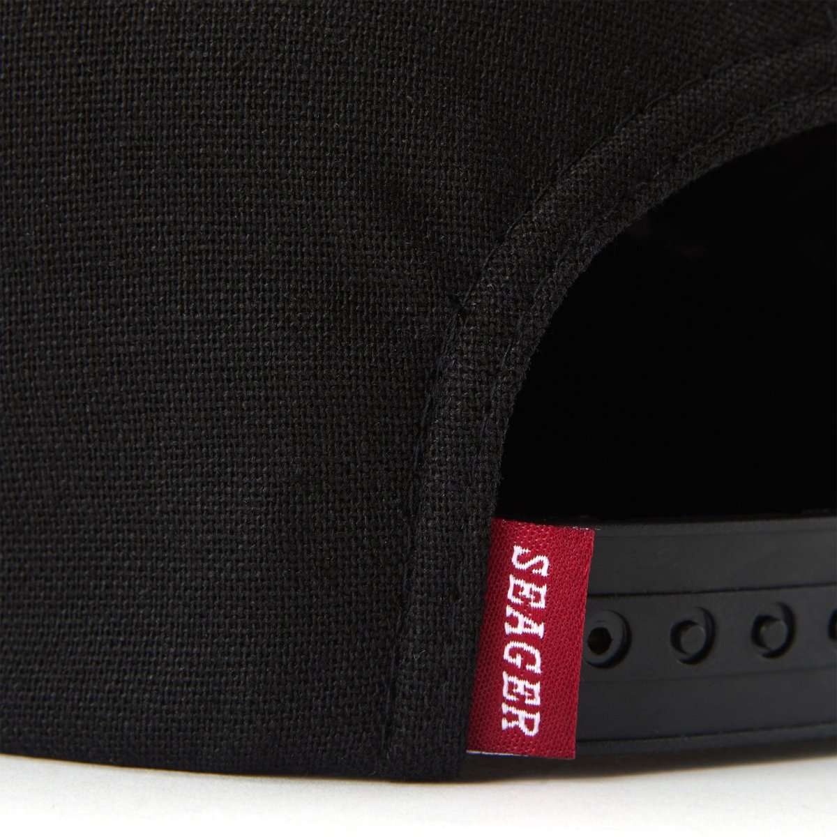 Garland Hemp Snapback Black - Seager Co.