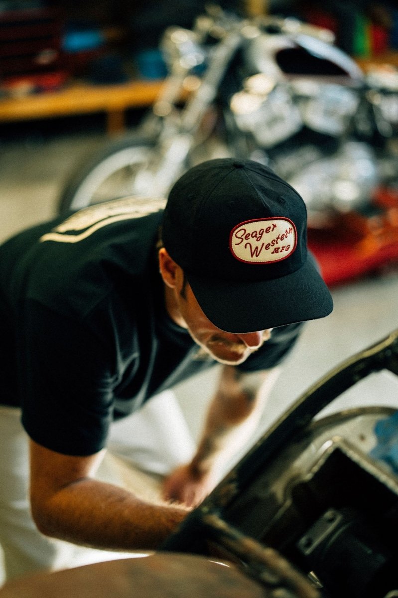 Garland Hemp Snapback Black - Seager Co.