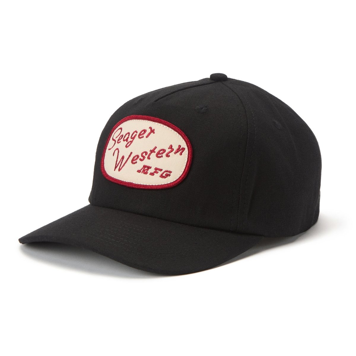 Garland Hemp Snapback Black - Seager Co.