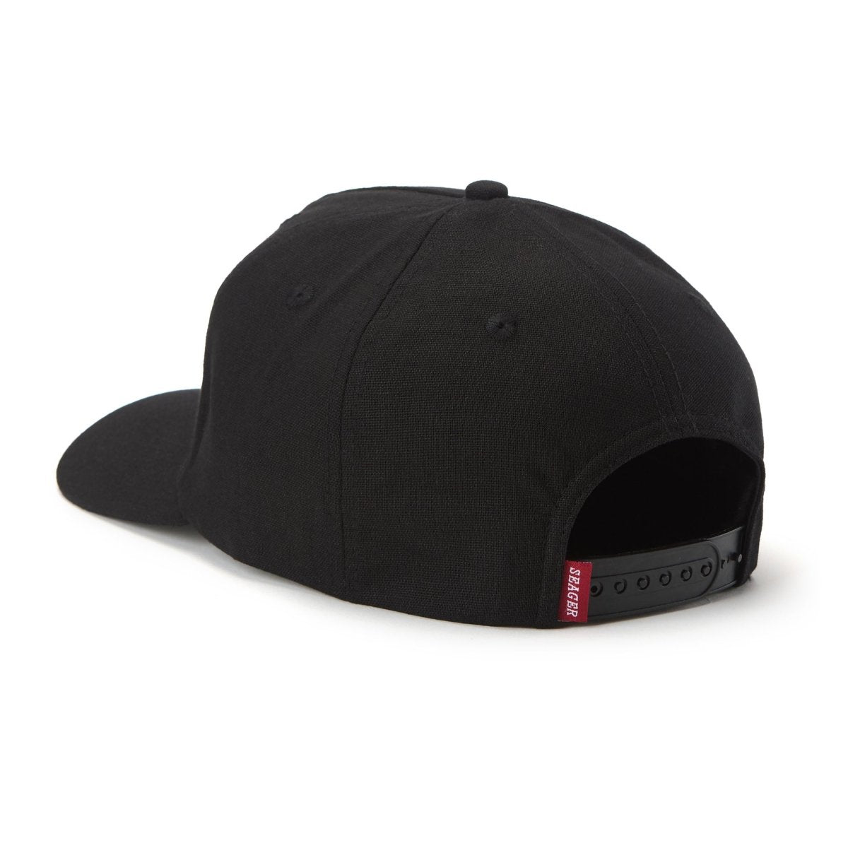 Garland Hemp Snapback Black - Seager Co.