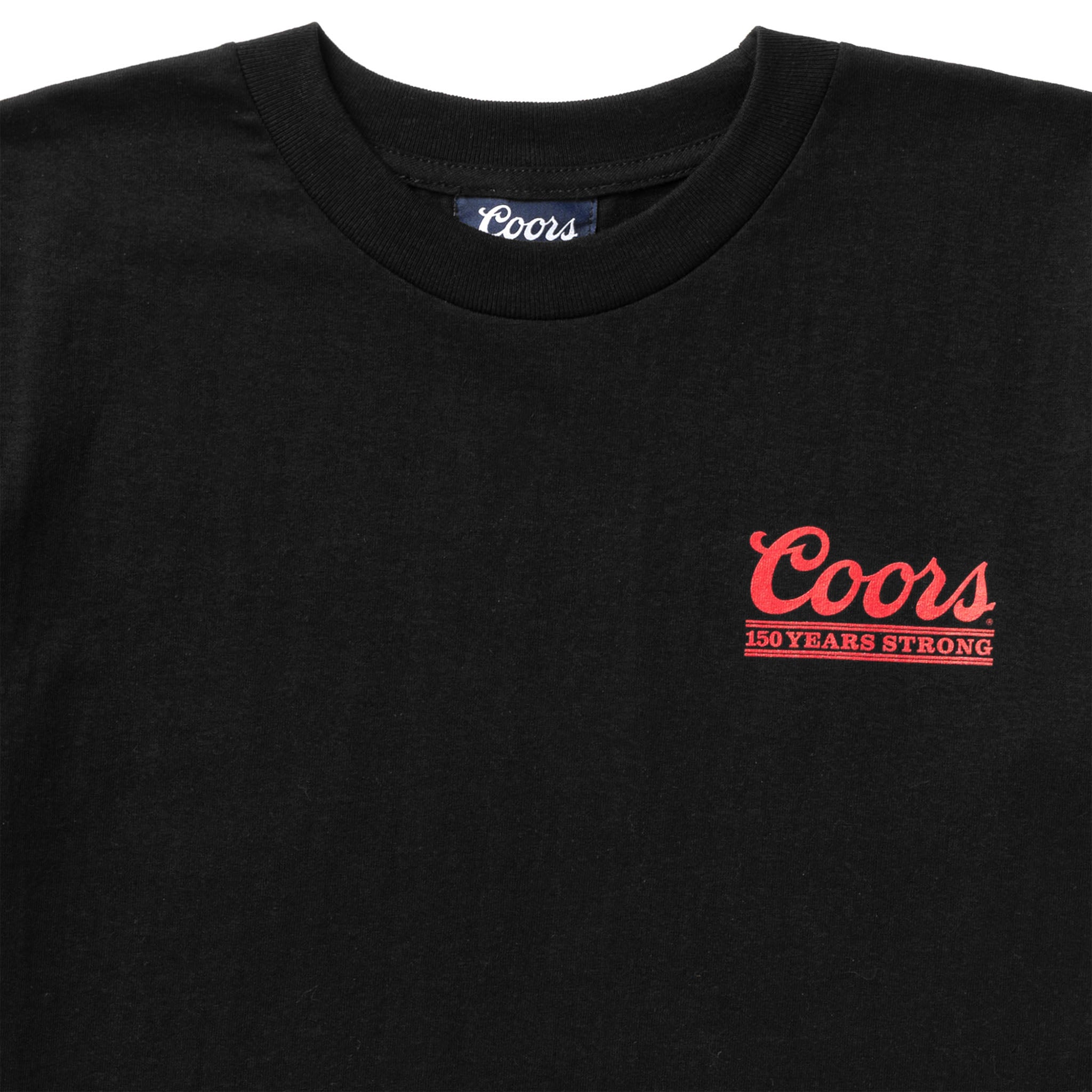 SEAGER X COORS BANQUET TASTE THE HIGH COUNTRY TEE BLACK