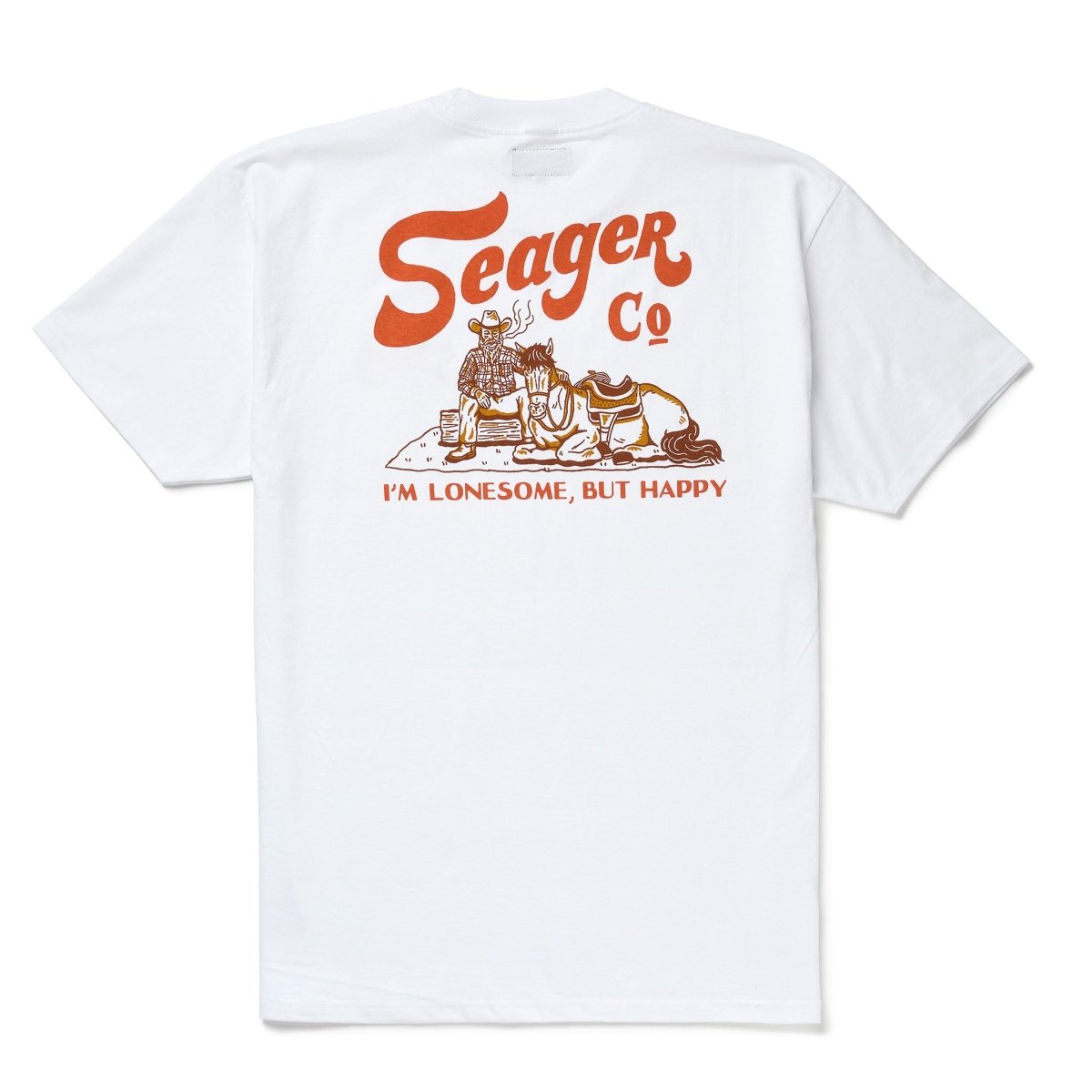 Lonesome Tee White - Seager Co.