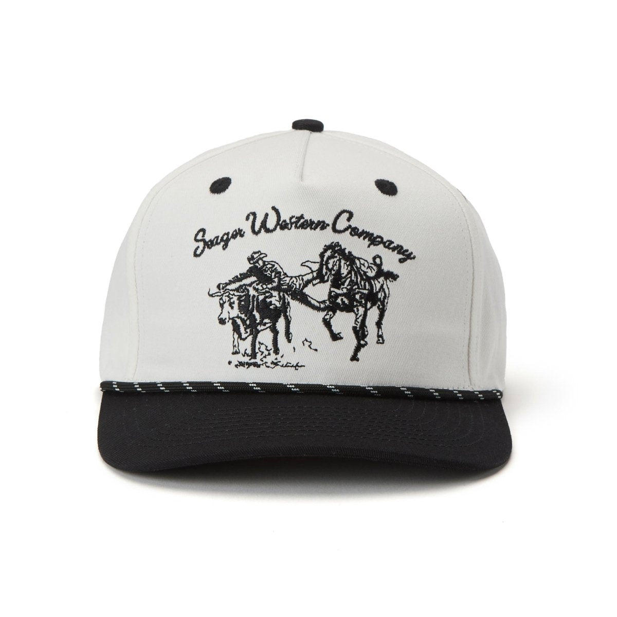 Los Rios Canvas Snapback Cream/Black - Seager Co.