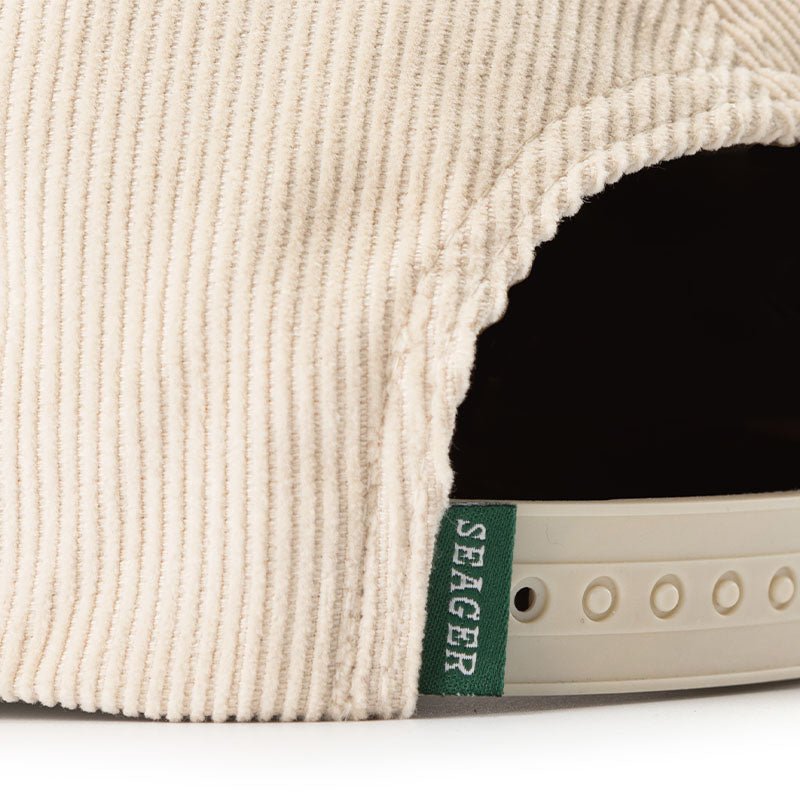 Los Rios Corduroy Snapback Natural/Green - Seager Co.