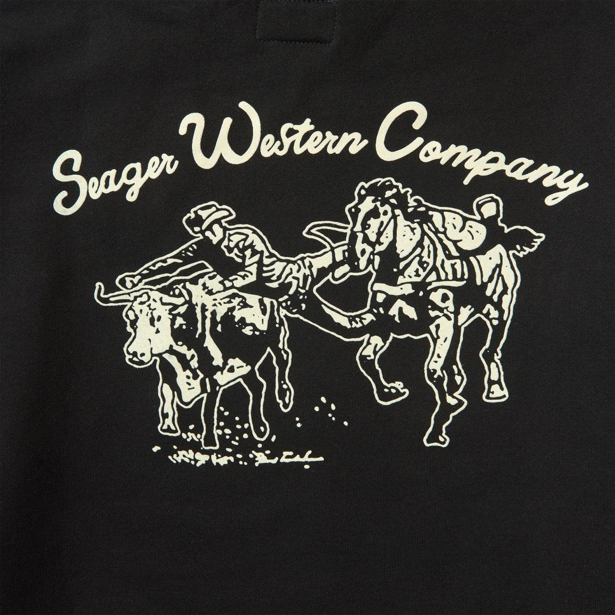 Los Rios Mid - Weight Hoodie Black - Seager Co.