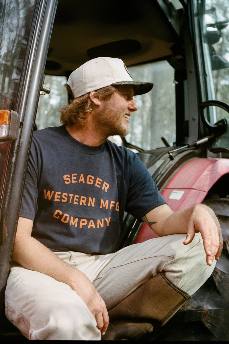 MFG Tee Navy - Seager Co.