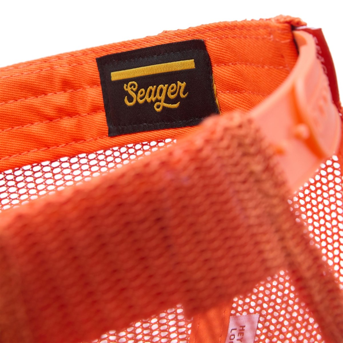 Old Town All Mesh Snapback Blaze Orange - Seager Co.