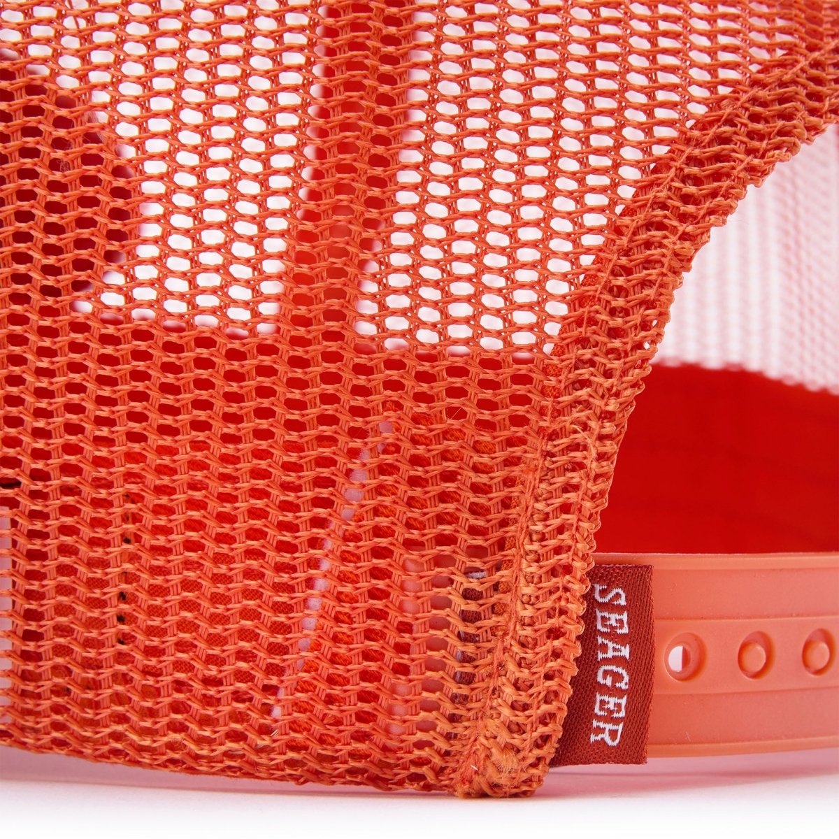 Old Town All Mesh Snapback Blaze Orange - Seager Co.