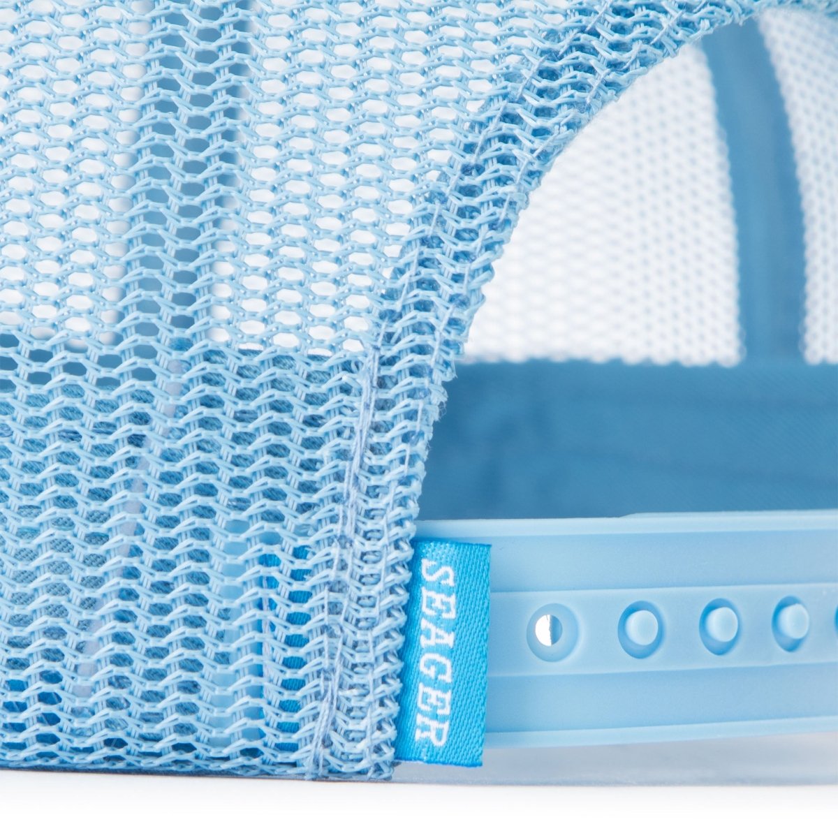 Old Town All Mesh Snapback Blue - Seager Co.