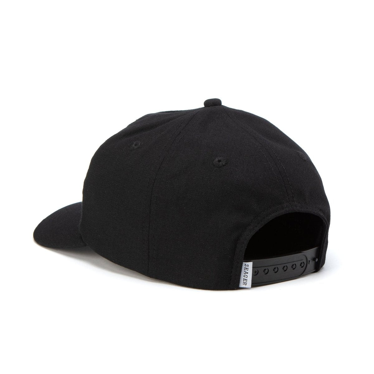 Ramblin' Man Hemp Snapback Black - Seager Co.