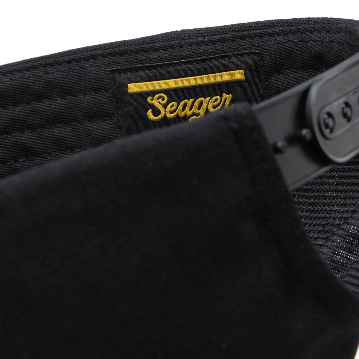 Ramblin' Man Hemp Snapback Black - Seager Co.