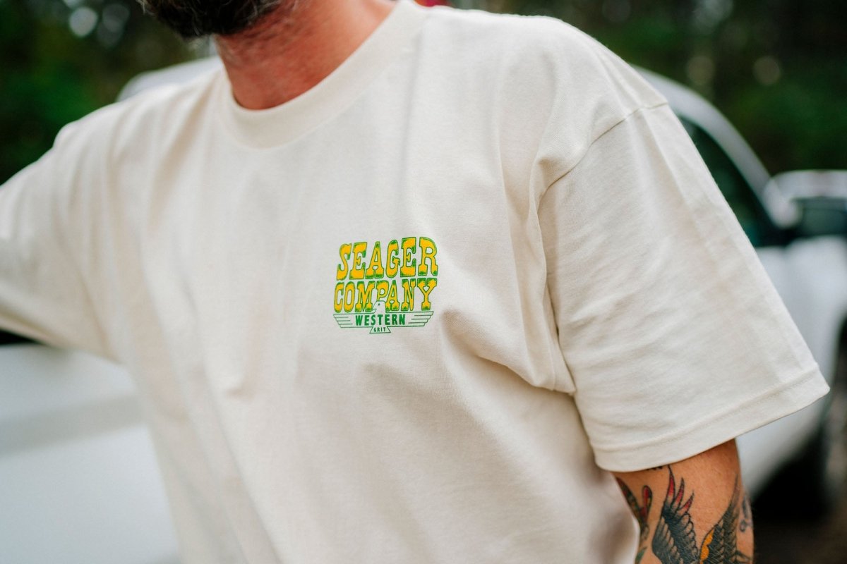 Rattler Tee Vintage White - Seager Co.