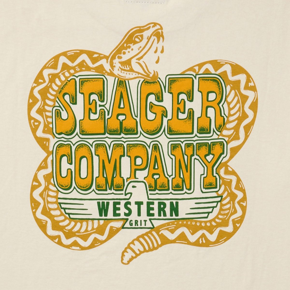 Rattler Tee Vintage White - Seager Co.