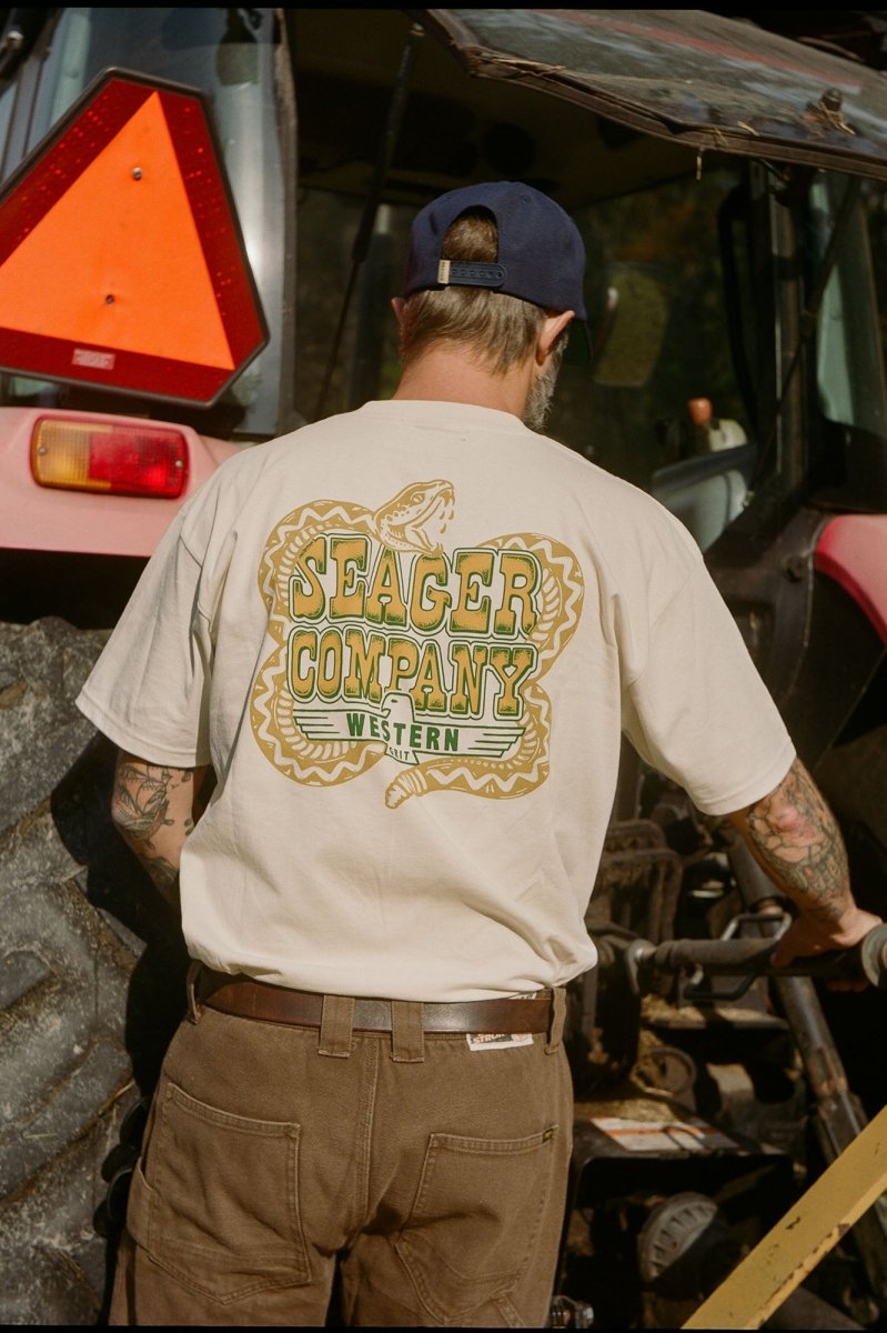 Rattler Tee Vintage White - Seager Co.