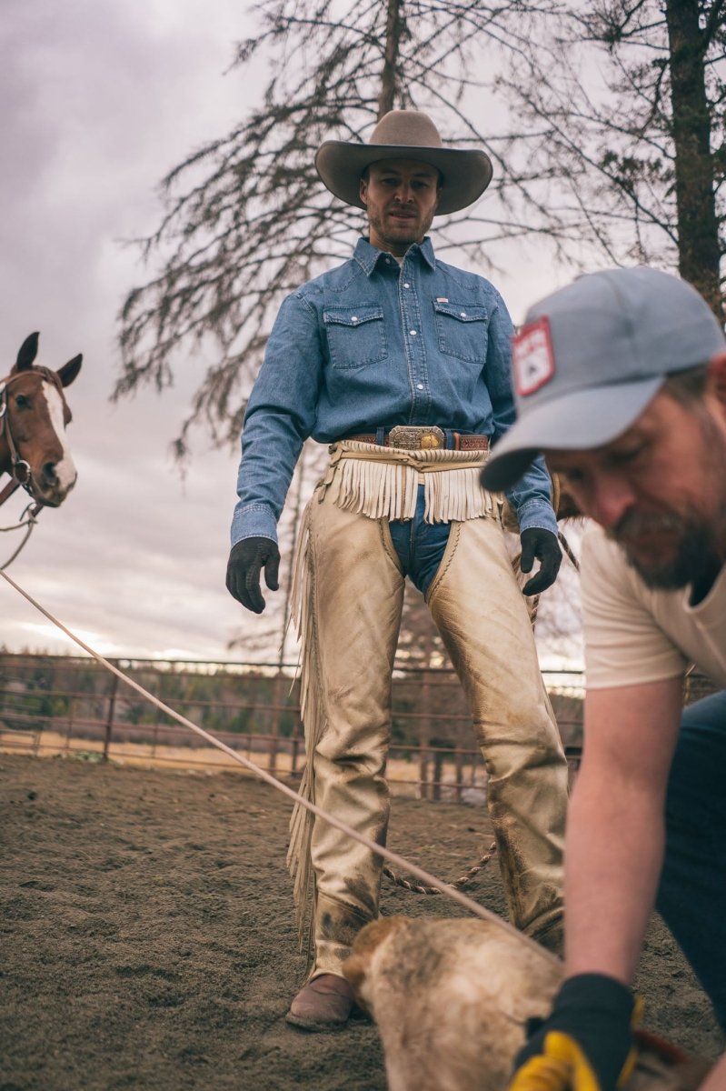 Reagan Pearl Snap Vintage Wash - Seager Co.