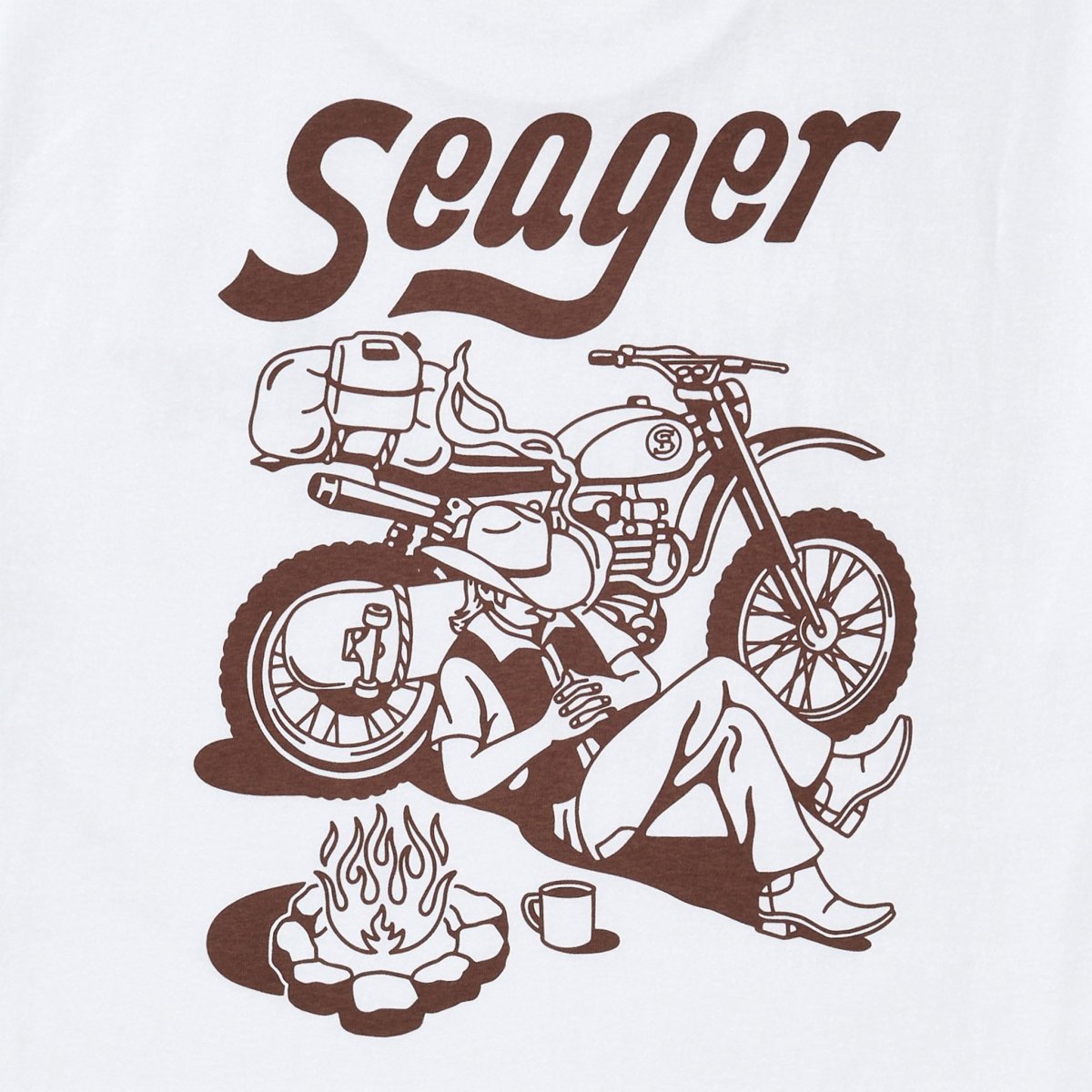 Romero Tee White - Seager Co.