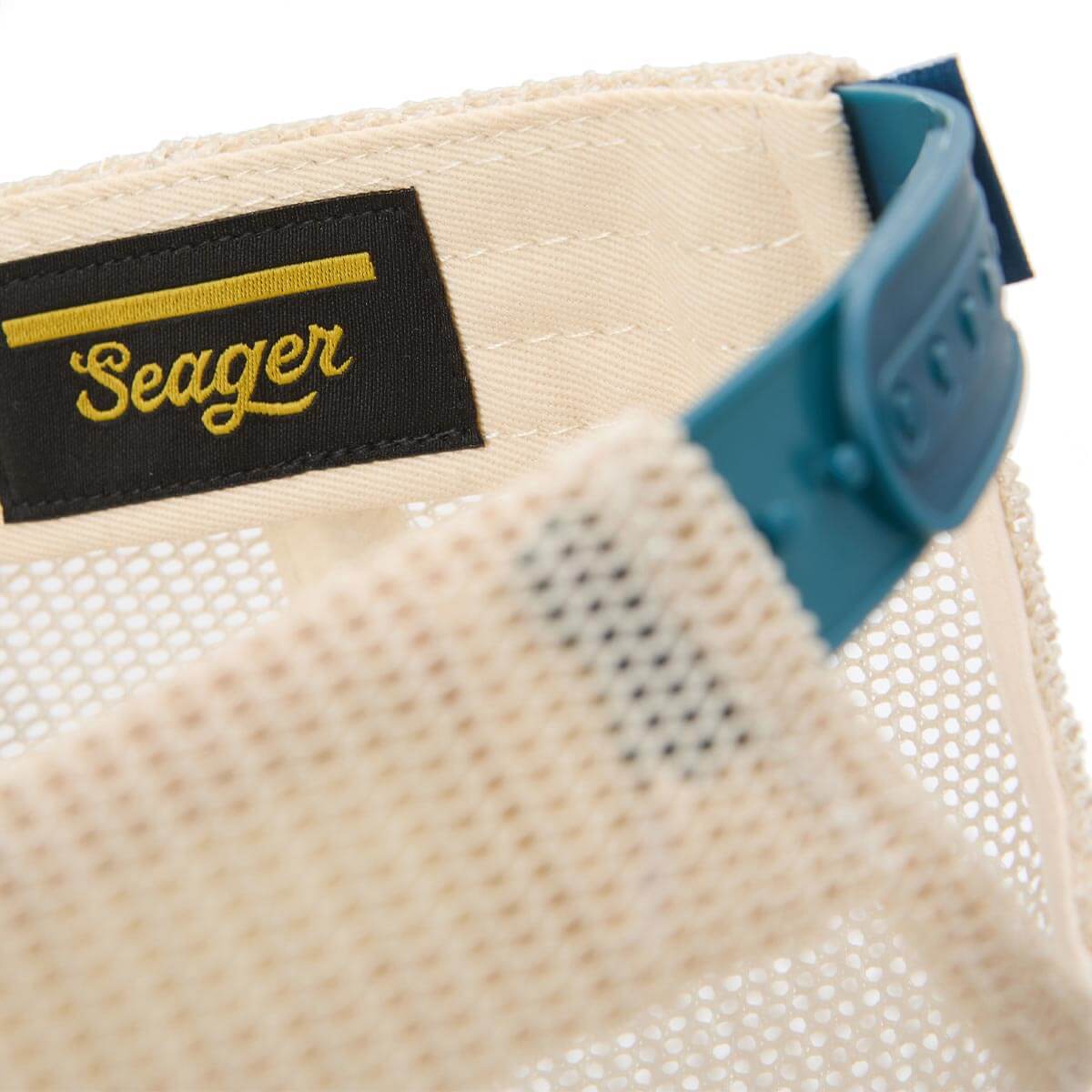 Branded Trucker Snapback Blue