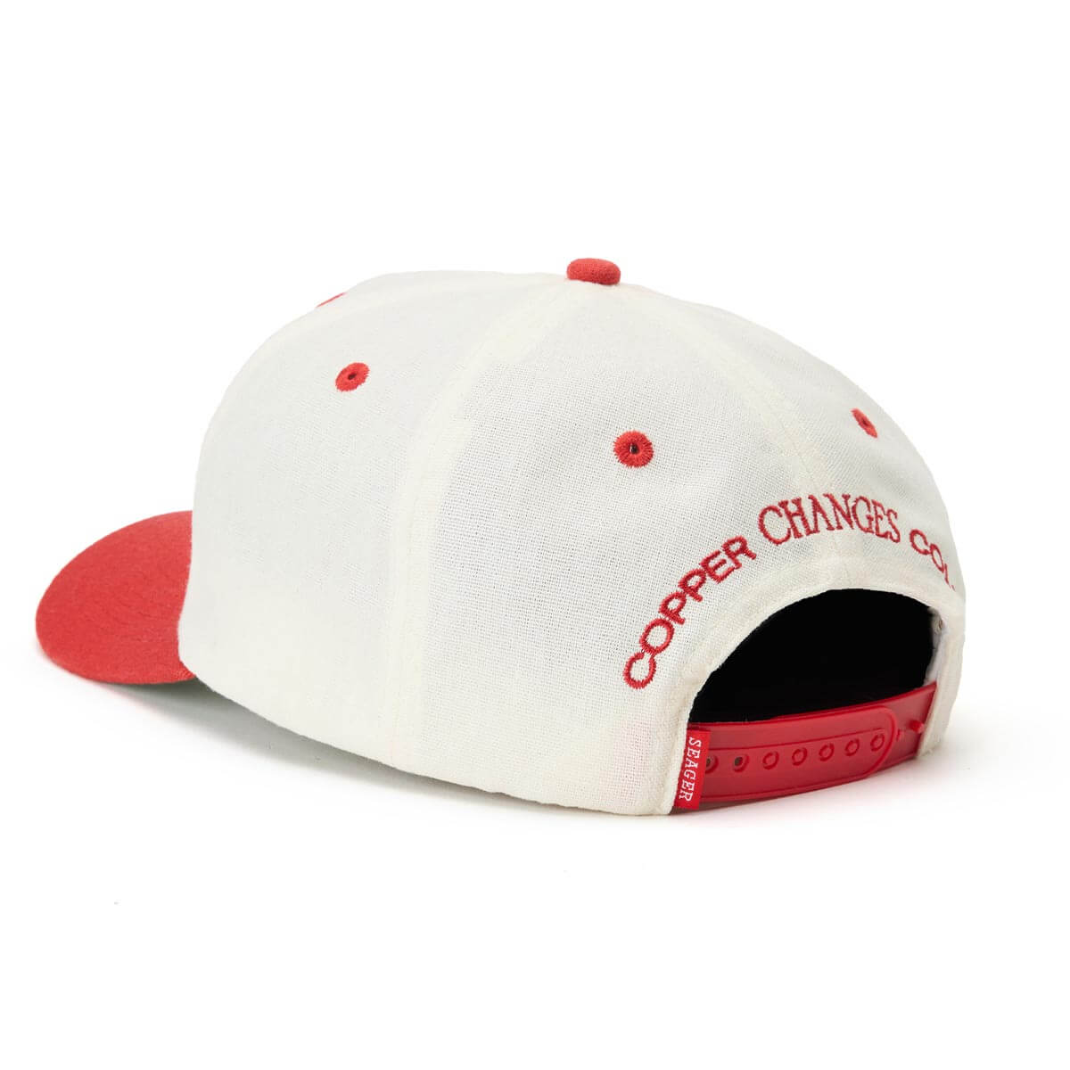 Seager x Caamp 2025 Hemp Snapback Cream/Red