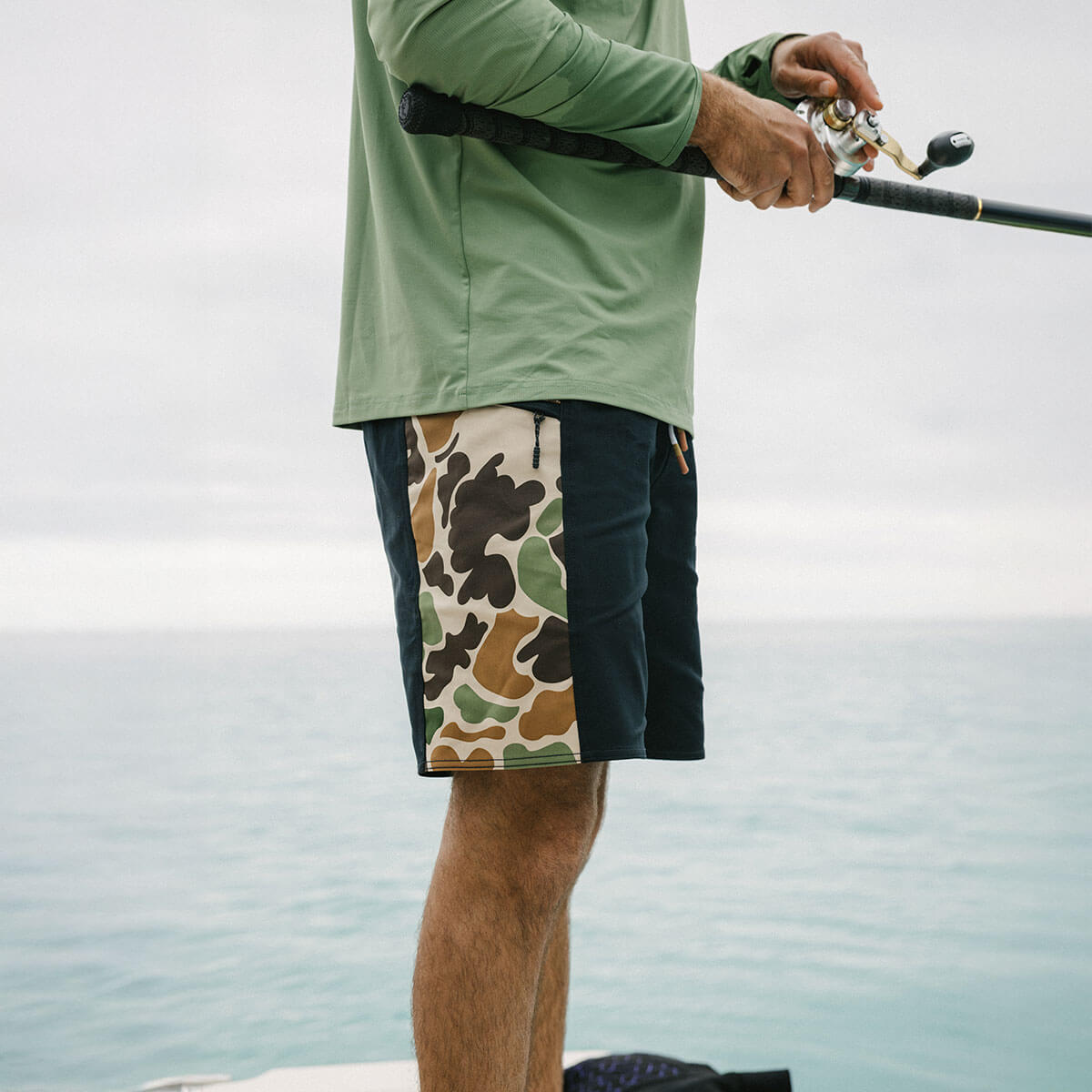 Capo Panel Boardshort Duck Camo