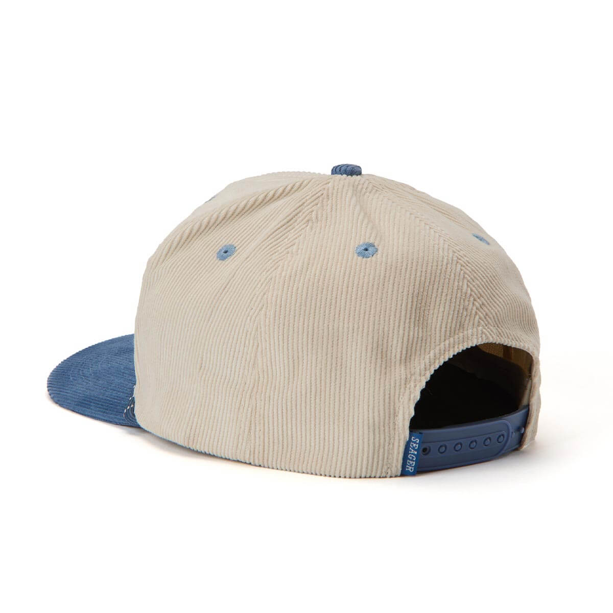 Los Rios Corduroy Snapback Cream/Blue
