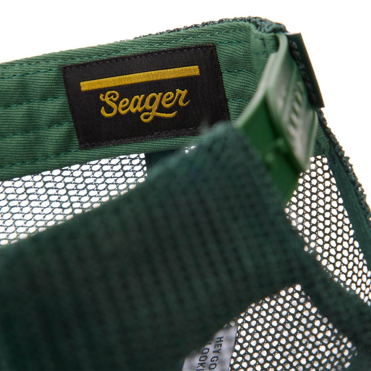 Seager Man Trucker Snapback Green