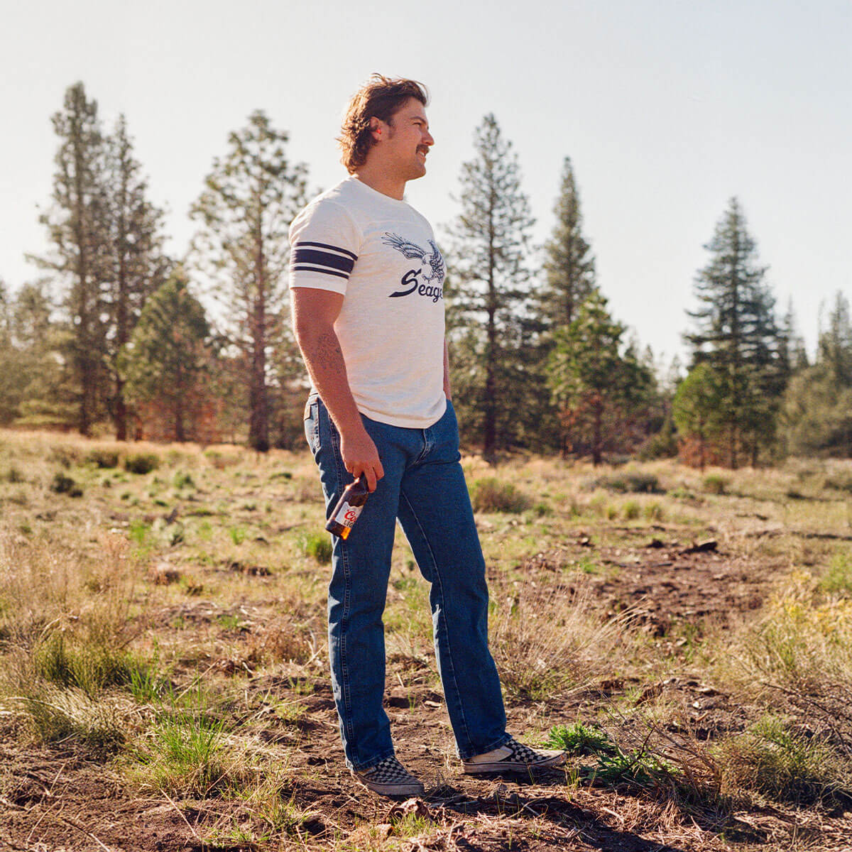 Riggins Crew Tee White