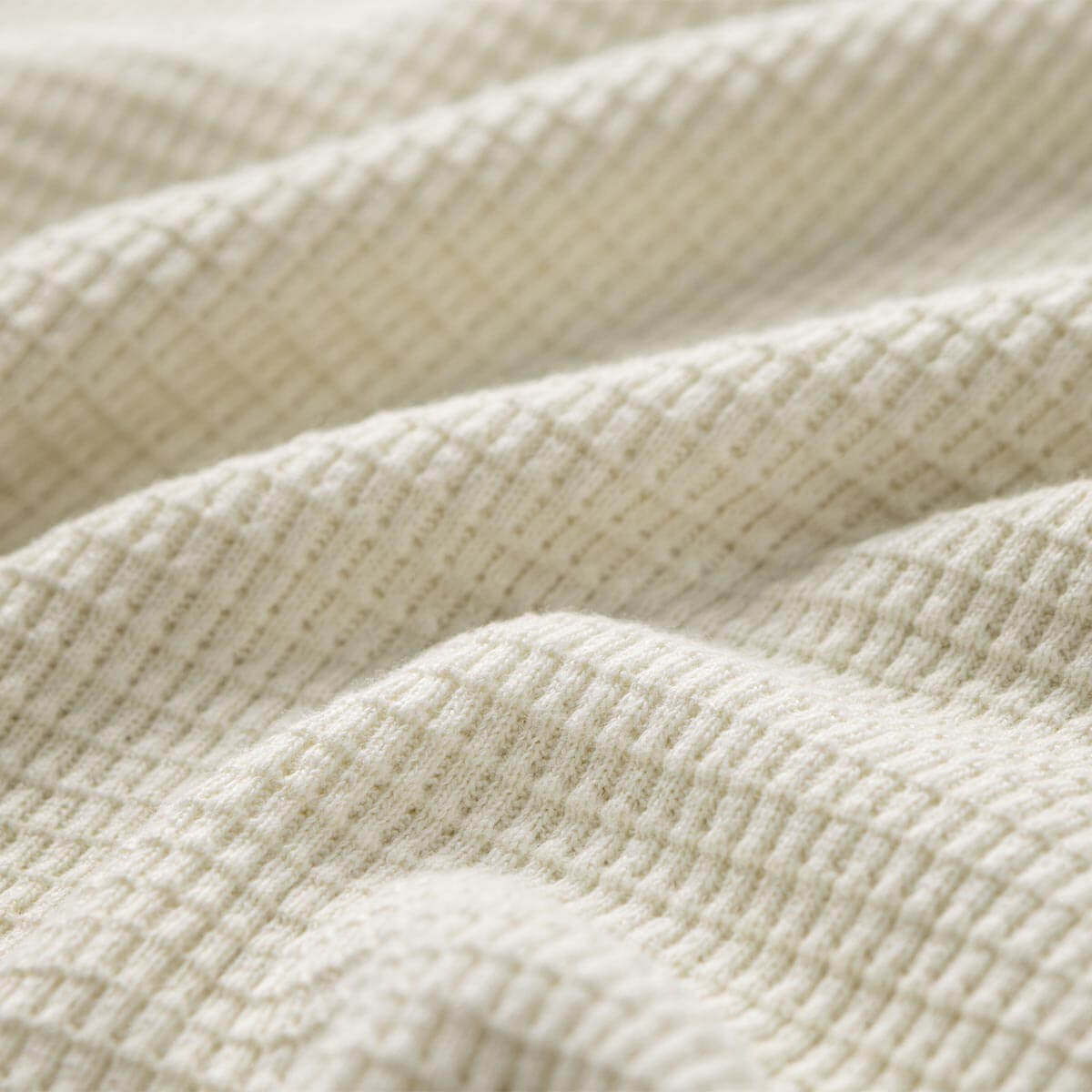 Sawpit Henley LS Thermal Vintage White