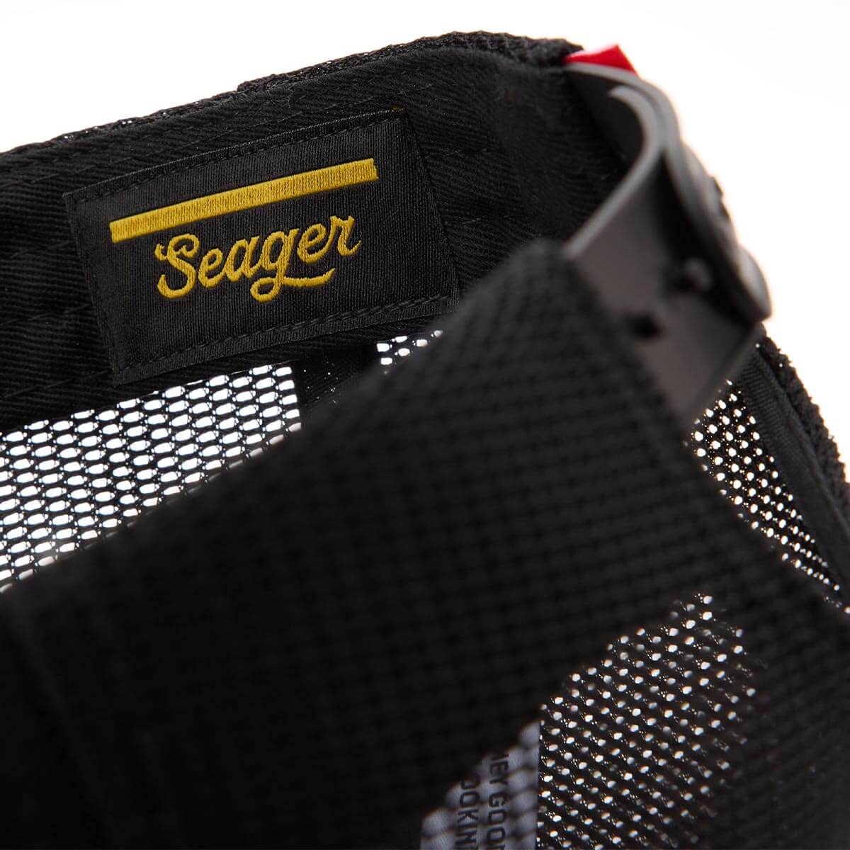 Seager x Waylon Jennings Eagle Snapback Black