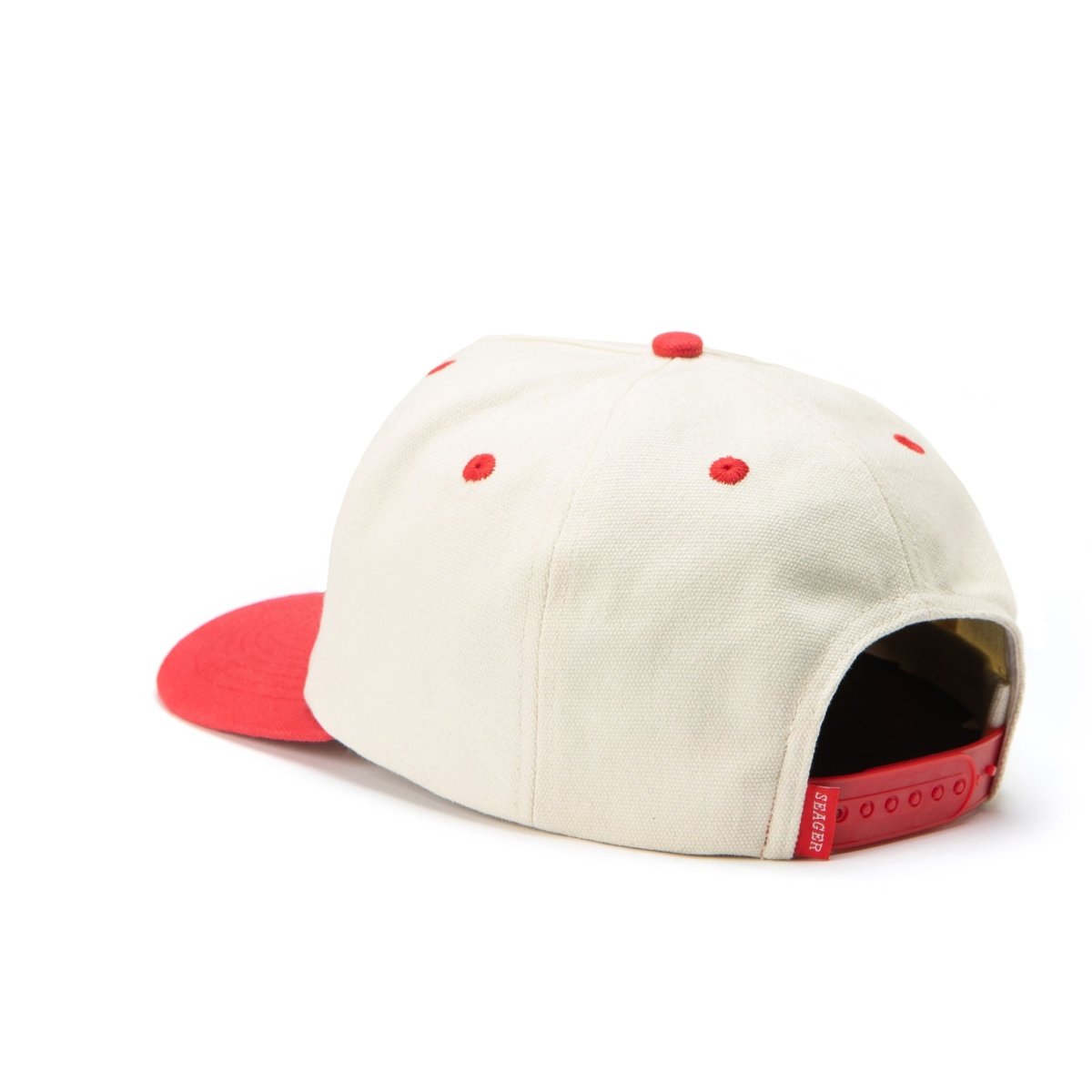 Seager x Birdwell Birdie Snapback Red/Cream - Seager Co.