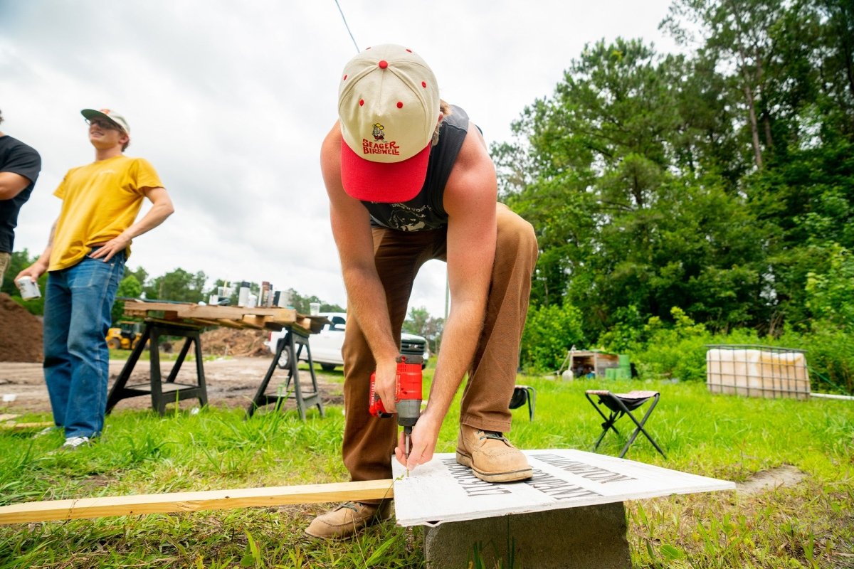 Seager x Birdwell Birdie Snapback Red/Cream - Seager Co.