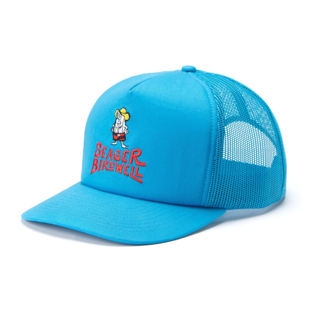 Seager x Birdwell Birdie Trucker Snapback True Blue - Seager Co.