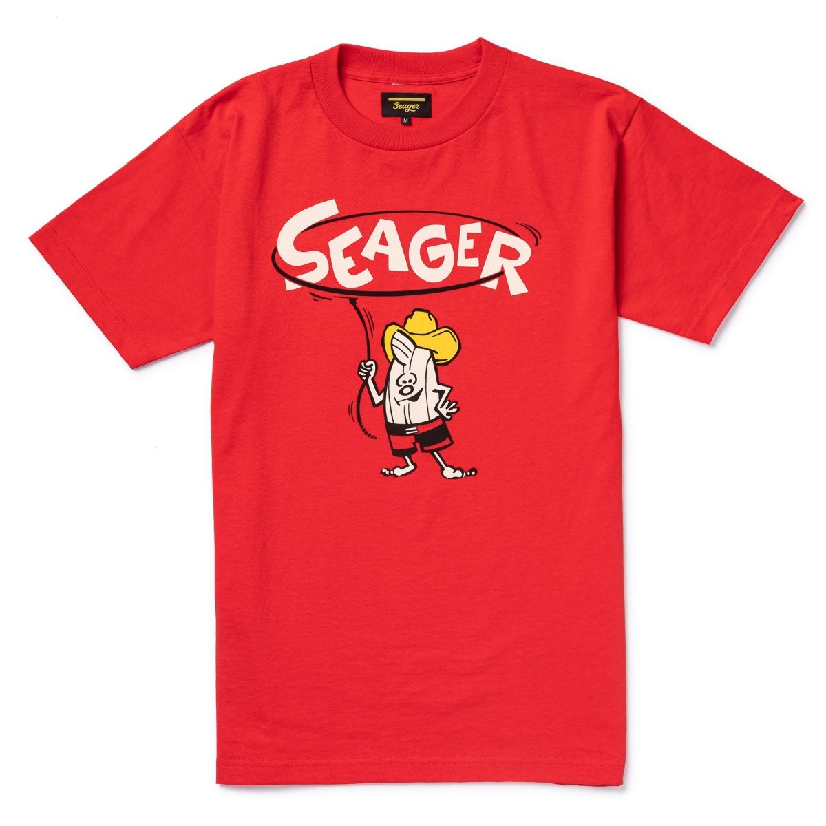 Seager x Birdwell Roping Birdie Tee Red - Seager Co.