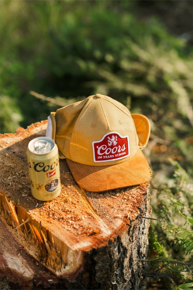 SEAGER X COORS BANQUET 150 CANVAS FLAPJACK COYOTE BROWN - Seager Co.